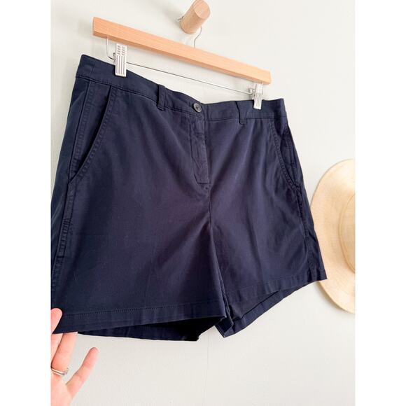 J.Crew | NWOT 4" heritage chino short in Navy Blue | Sz 8 - Picture 3 of 10